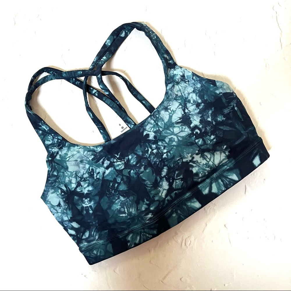 Lululemon Energy Sports Bra Shibori Dye - EUC